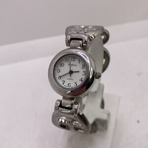 Sophie Womens Cross Faith Cuff Bangle Watch New Battery